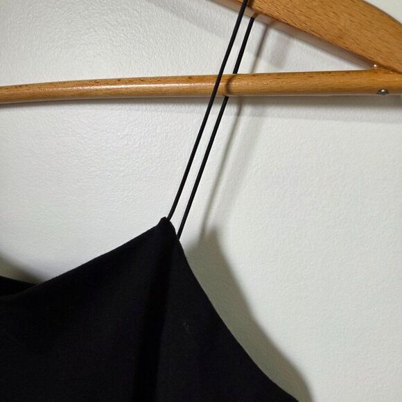 NWT WILD FABLE BLACK SPAGHETTI STRAP BLACK BODYSUIT SZ M - Picture 4 of 14